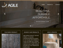 Tablet Screenshot of agilebuildingsolutions.com